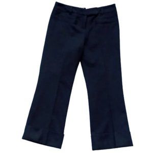 Jacob Felted Wool Blend Cuffed Capri Pants- Sz. 5/6